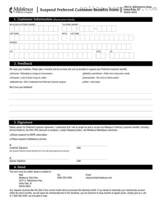 Free Melaleuca Cancellation PDF Template