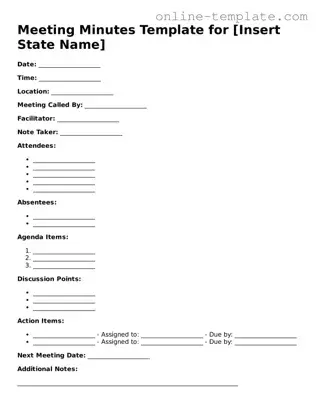 Official Meeting Minutes Template